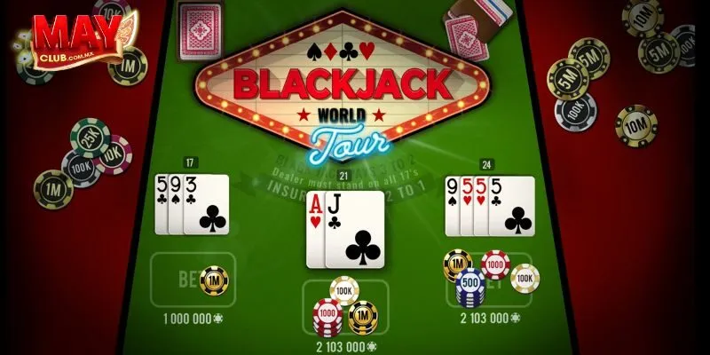 Hướng dẫn tham gia chơi Blackjack tại Mayclub